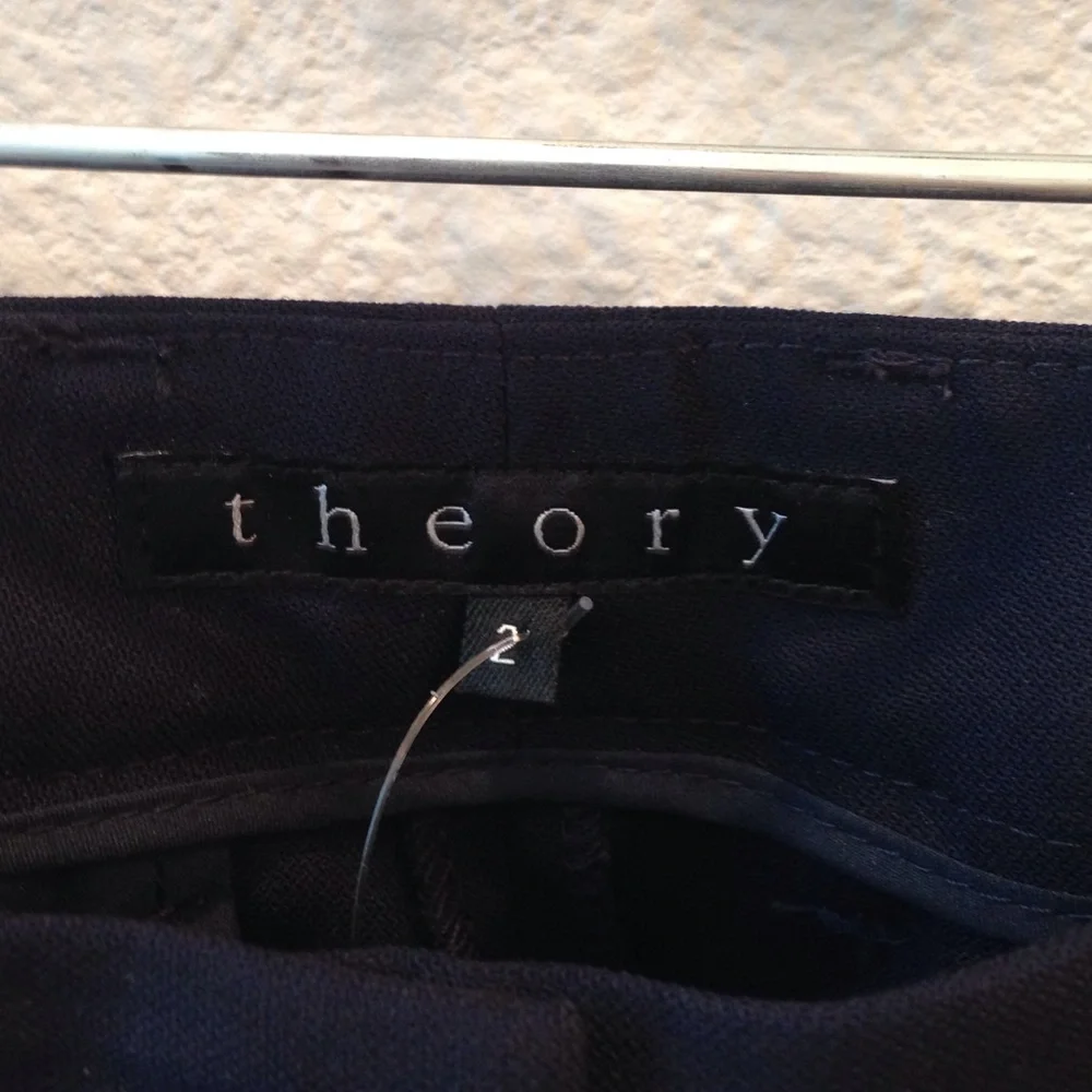 BNWT Navy Theory wool pants.